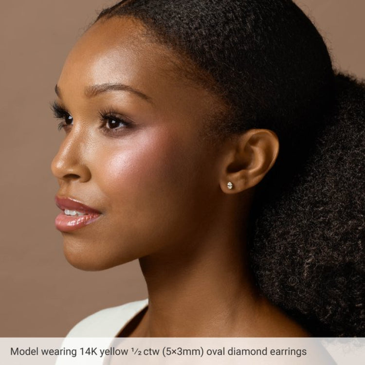 14K Rose Gold 1 1/2 CTW Lab-Grown Diamond Earrings