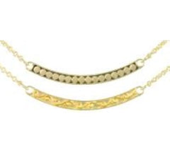 Silver & Gold Necklace- Reversable