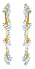 Silver & Gold Hoop Earrings
