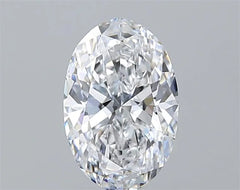 2.03ct Oval Lab Grown Diamond (Colour D, Clarity VS1, IGI Certified)