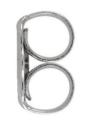 Sterling Silver Earrings 5MM FRICTION BACKS