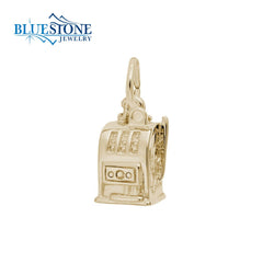 Sterling Silver Gold Plated Slot Machine Charm