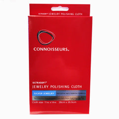 Re-Usable Two-Cloth Dry Jewelry Polishing Cloth for Sterling Silver Jewelry