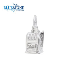 Sterling Silver Slot Machine Charm