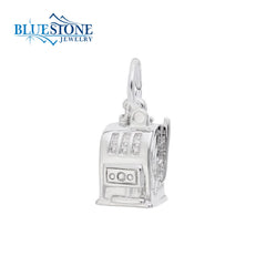 Sterling Silver Slot Machine Charm