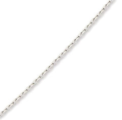 Sterling Silver Rolo Chain. 1.0mm Wide. Measures 18 Inches.
