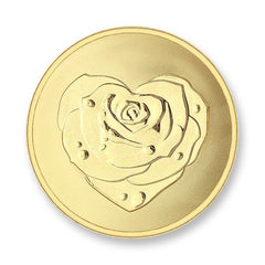 ROSE  OWE TO YOU GOLD PLATED COIN medium