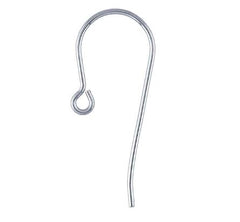 Surgical Steel Ear Wire Pair with Loop
Post/Wire Size: 0.030"