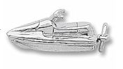 Sterling Silver Jet Ski Charm