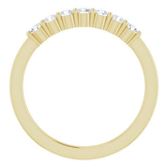 14K Yellow 1/3 CTW Natural Diamond Anniversary Band