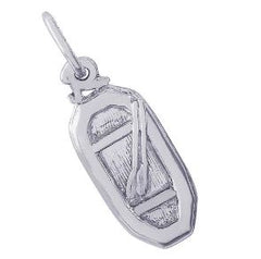 Sterling Silver White Water Raft Charm