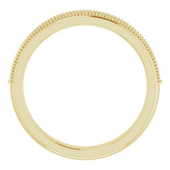 14K Yellow 1/5 CTW Lab-Grown Diamond Anniversary Band