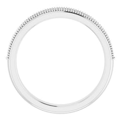 Platinum 1/5 CTW Lab-Grown Diamond Anniversary Band