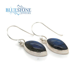 Sterling Silver Earrings with Labradorite Gemstones