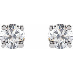 14K White 1/3 CTW Lab-Grown Diamond Earrings