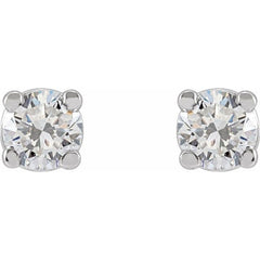 14K White 3 CTW Lab-Grown Diamond Earrings