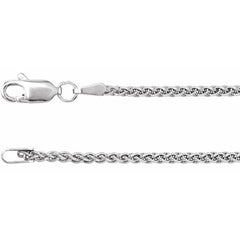Sterling Silver 1.8 mm Wheat 16" Chain