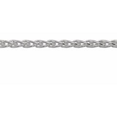 Sterling Silver 2.25 mm Wheat Chain by the Inch