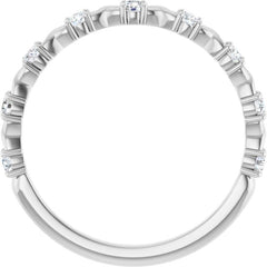 Platinum 1/4 CTW Lab-Grown Diamond Anniversary Band