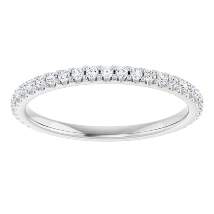 Platinum 1/4 CTW Lab-Grown Diamond Anniversary Band