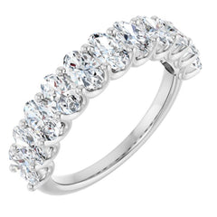 14K White 2 CTW Lab-Grown Diamond Anniversary Band