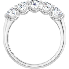 Platinum 1 1/3 CTW Lab-Grown Diamond Anniversary Band