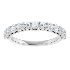 Platinum 3/8 CTW Lab-Grown Diamond Anniversary Band
