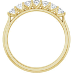 14K Yellow 3/8 CTW Lab-Grown Diamond Anniversary Band