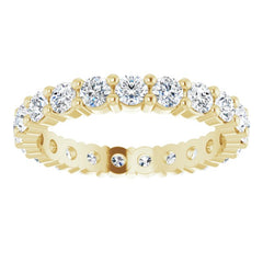 14K Yellow 1 1/4 CTW Lab-Grown Diamond Eternity Band Size 5