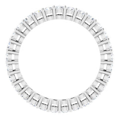 14K White 7/8 CTW Lab-Grown Diamond  Eternity Band