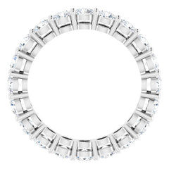 14K White 1 3/4 CTW Lab-Grown Diamond  Eternity Band