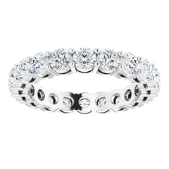 14K White 1 3/4 CTW Lab-Grown Diamond  Eternity Band