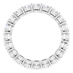 14K White 1 3/4 CTW Lab-Grown Diamond  Eternity Band