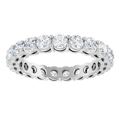 14K White 2 1/5 CTW Lab-Grown Diamond  Eternity Band
