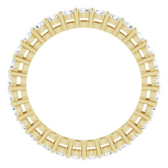 14K Yellow 7/8 CTW Lab-Grown Diamond  Eternity Band