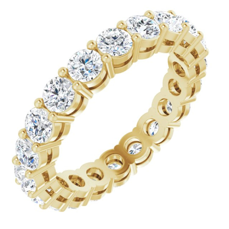 14K Yellow 1 3/4 CTW Lab-Grown Diamond  Eternity Band