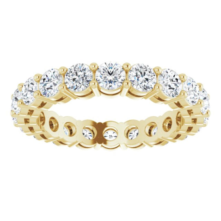 14K Yellow 1 3/4 CTW Lab-Grown Diamond  Eternity Band