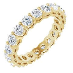 14K Yellow 1 3/4 CTW Lab-Grown Diamond  Eternity Band