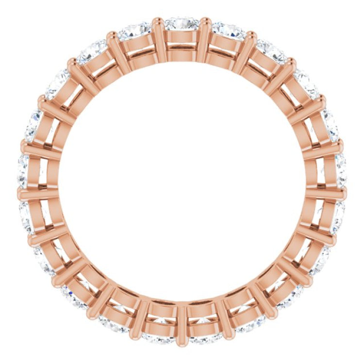 14K Rose 1 3/4 CTW Lab-Grown Diamond  Eternity Band