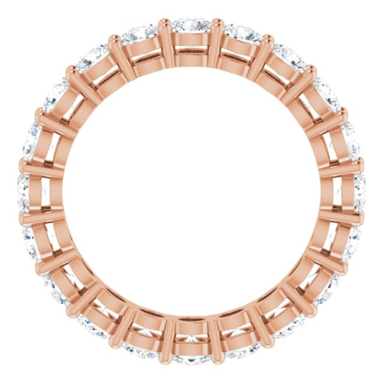 14K Rose 1 3/4 CTW Lab-Grown Diamond  Eternity Band