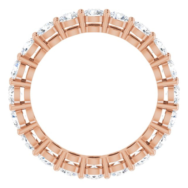14K Rose 1 3/4 CTW Lab-Grown Diamond  Eternity Band