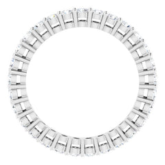 Platinum 7/8 CTW Lab-Grown Diamond  Eternity Band