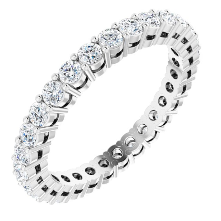 Platinum 7/8 CTW Lab-Grown Diamond  Eternity Band