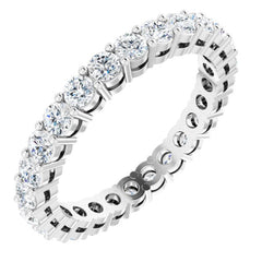 Platinum 1 1/2 CTW Lab-Grown Diamond  Eternity Band Size 7