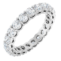 Platinum 2 1/5 CTW Lab-Grown Diamond  Eternity Band