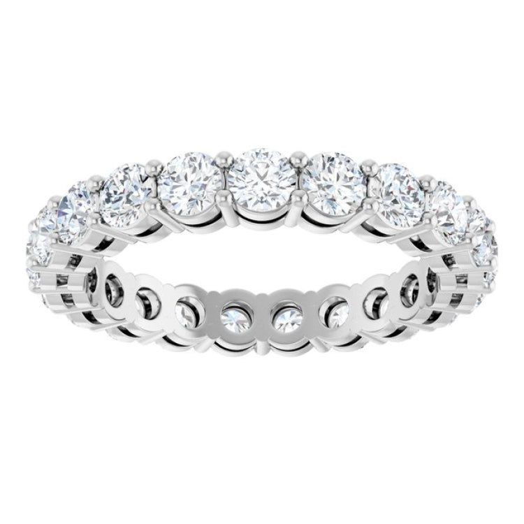 Platinum 2 1/5 CTW Lab-Grown Diamond  Eternity Band