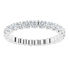 Platinum 3/4 CTW Lab-Grown Diamond  Eternity Band Size 5