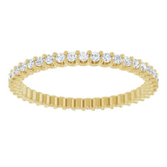 14K Yellow 1 3/4 CTW Lab-Grown Diamond  Eternity Band Size 5