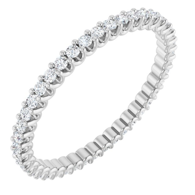 Platinum 1 3/4 CTW Lab-Grown Diamond  Eternity Band Size 5