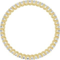 14K Yellow 1 3/4 CTW Lab-Grown Diamond  Eternity Band Size 5.5